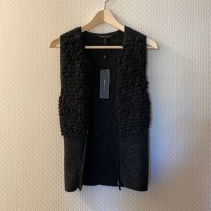 BCBG Maxazria Black Vest